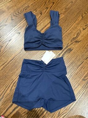 Navy athletic set
